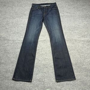 Fidelity Jeans Womens 27 Belladonna Bootcut Mid Rise Darkwash 27x33.5
